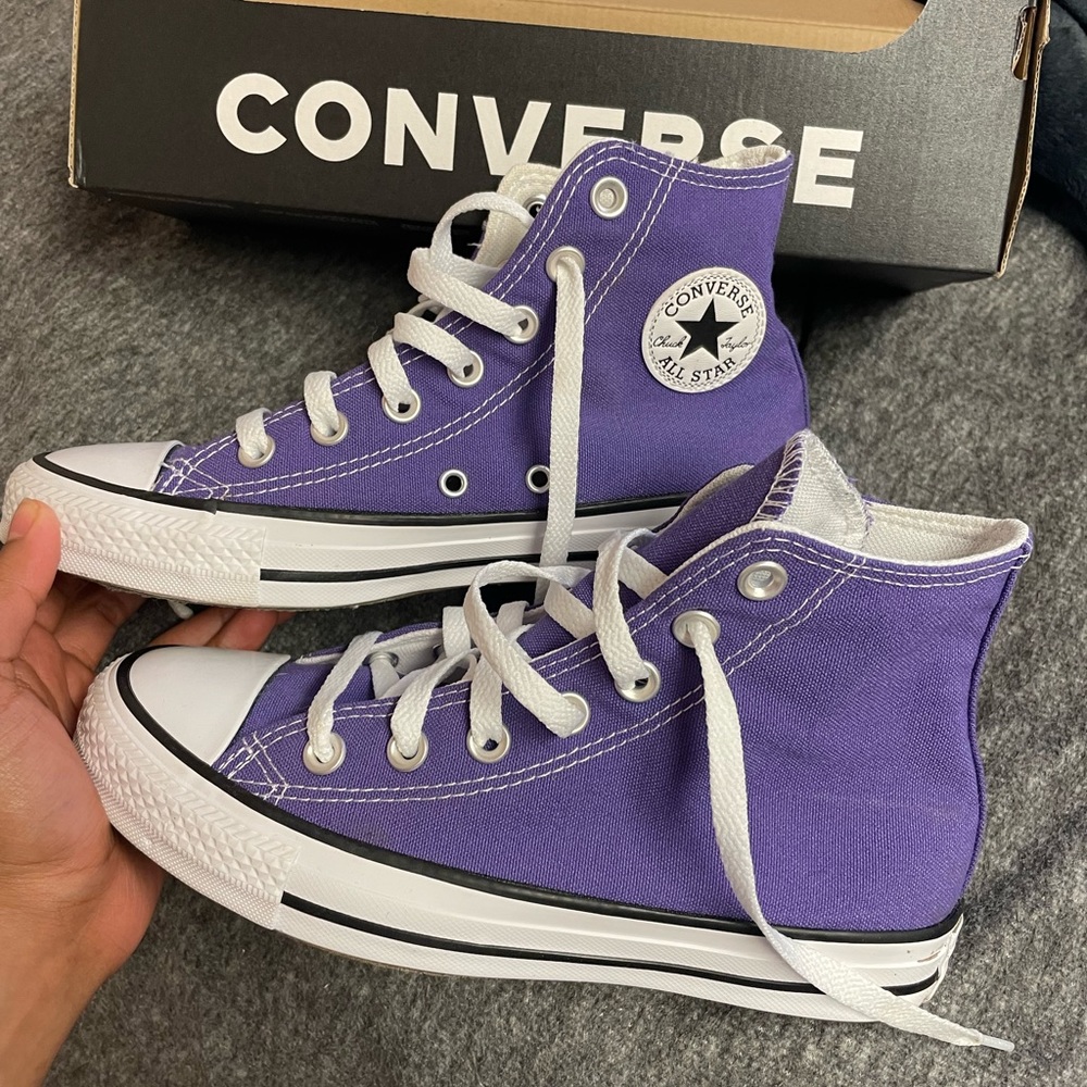 Purple Converse